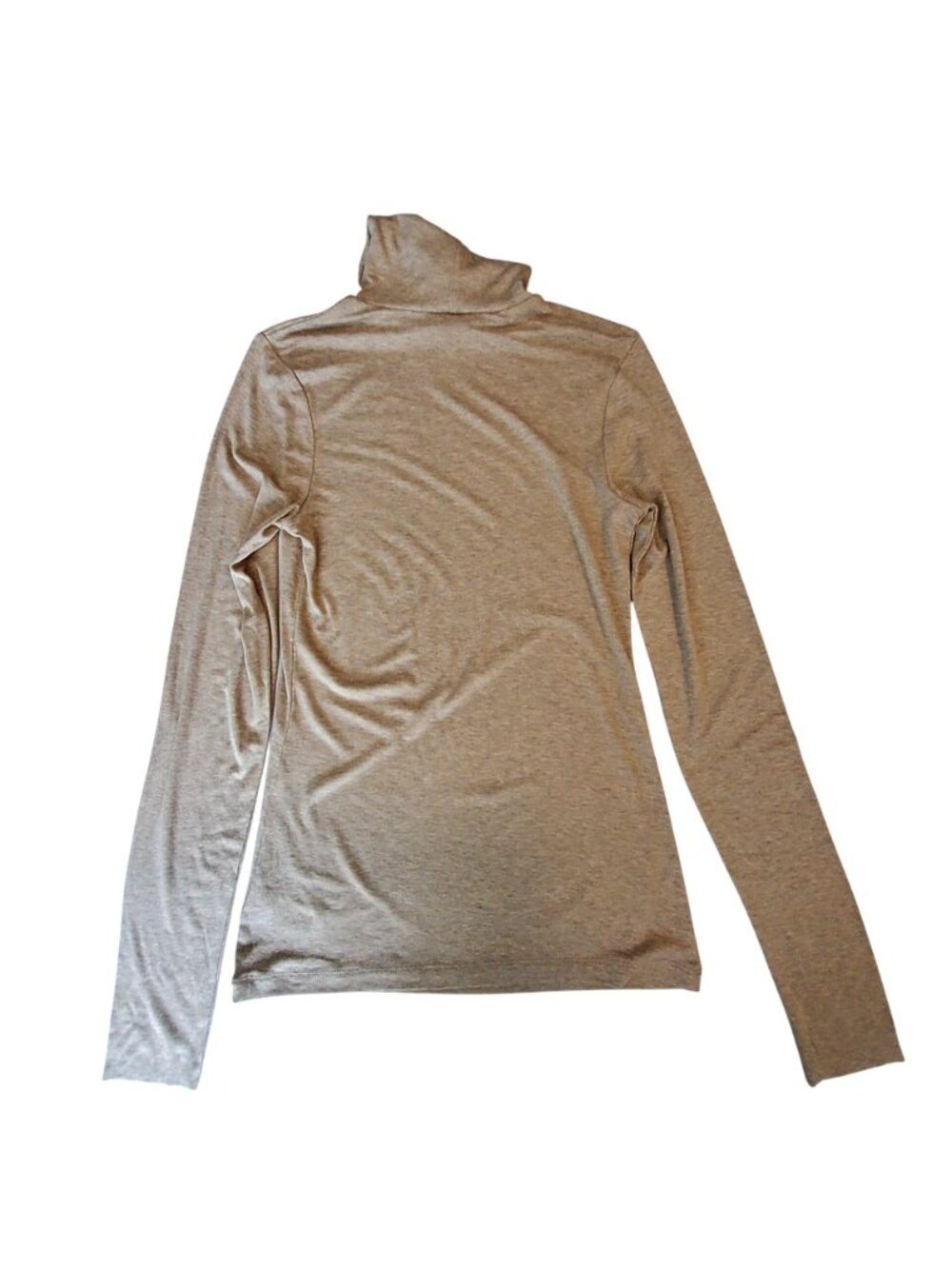 Universal Thread Womens Beige Turtleneck Long Sleeve  M Made Of Rayon & Spandex - Picture 2 of 12